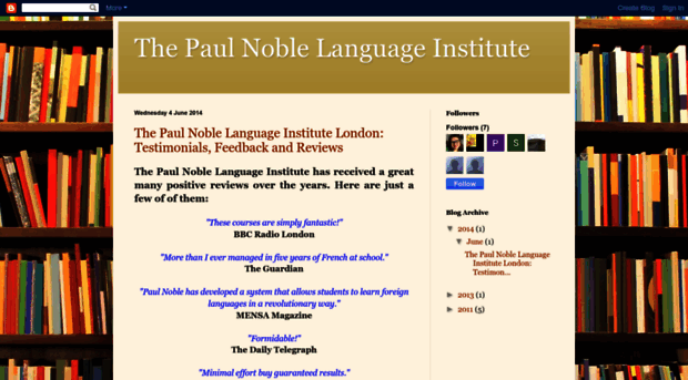 paulnoblelanguageinstitute.blogspot.com