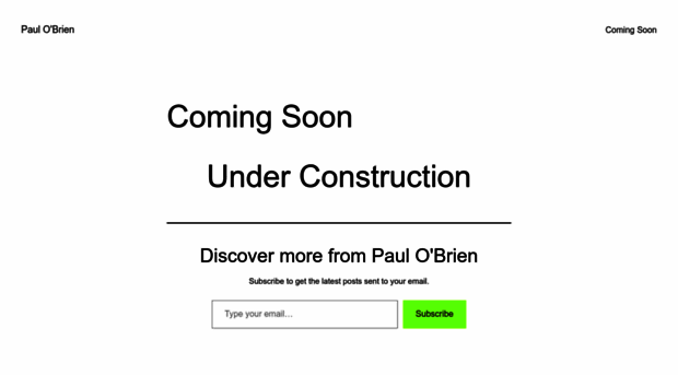 paulobrien.com