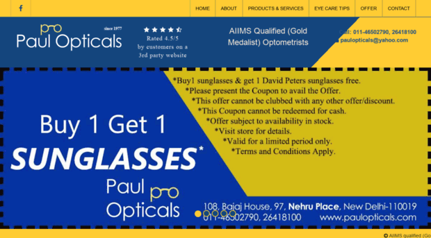 paulopticals.com