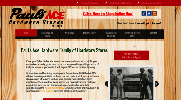 paulsacehardware.com