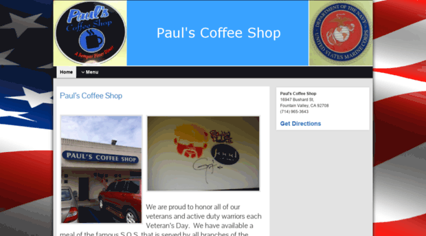 paulscoffeeshopfountainvalley.com