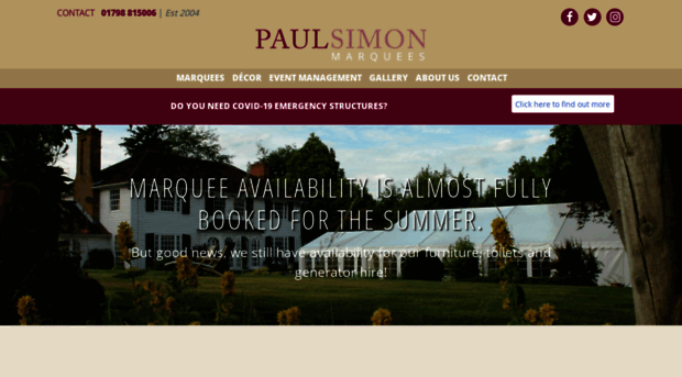 paulsimonmarquees.co.uk