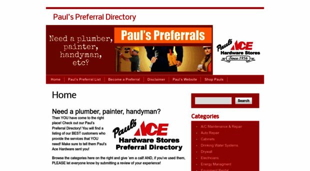 paulspreferrals.com