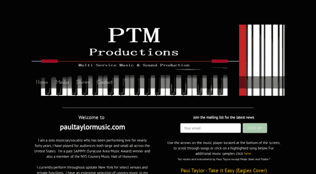 paultaylormusic.com