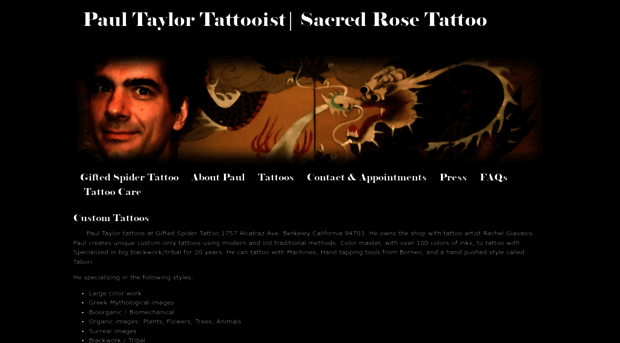 paultaylortattooist.com