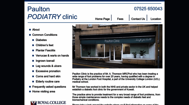 paultonpodiatry.co.uk