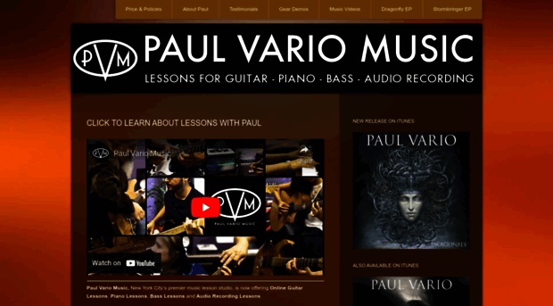 paulvariomusic.com