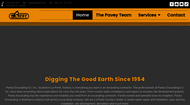 paveyexcavating.com