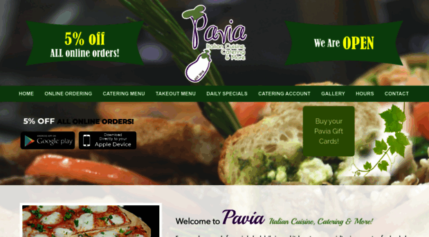 paviacatering.com