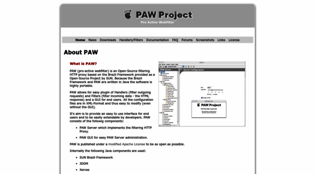 paw-project.sourceforge.net