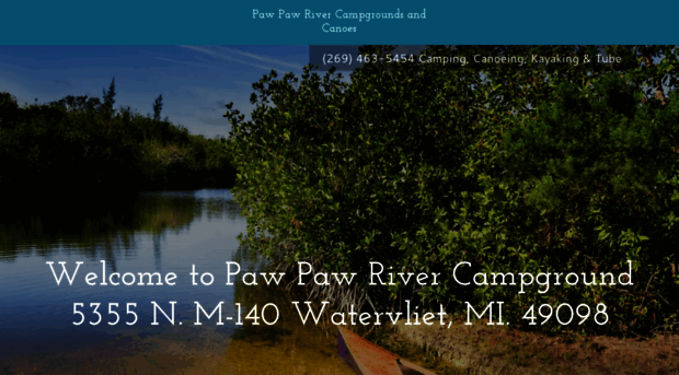 pawpawrivercampgroundandcanoes.com