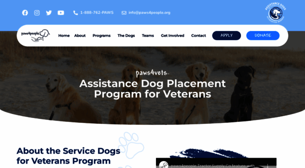 paws4vets.org