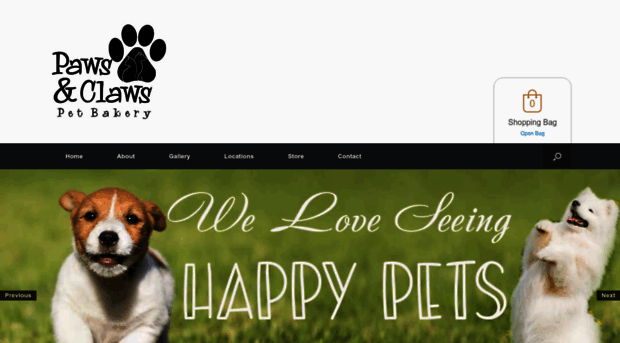 pawsandclawspetbakery.com