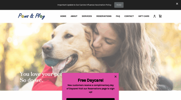 pawsandplayresort.com