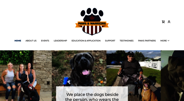 pawsandwarriors.org