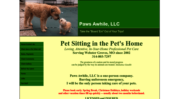 pawsawhilepets.com