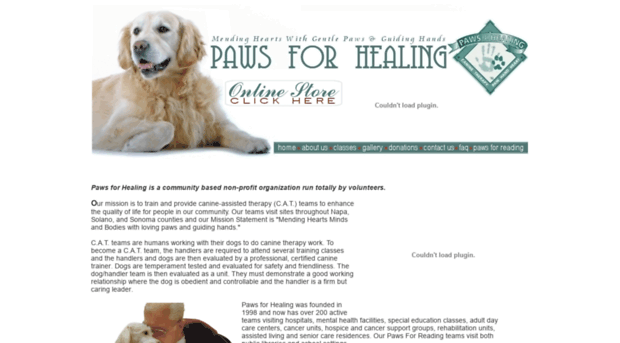 pawsforhealing.org