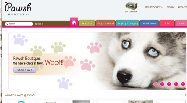 pawshboutique.com