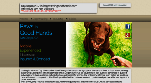 pawsingoodhands.com