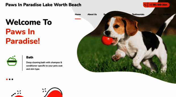 pawsinparadiselakeworth.com