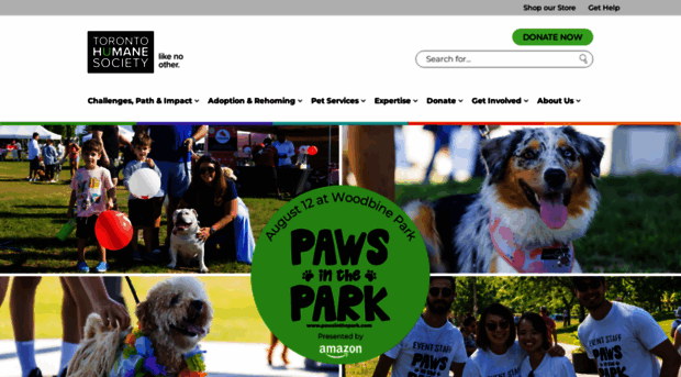 pawsinthepark.com