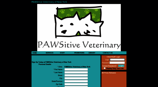 pawsitivevets.vetport.com