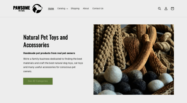 pawsomepettoys.com