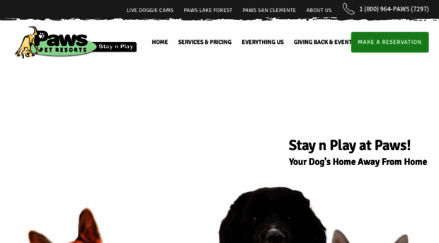 pawspetresorts.com