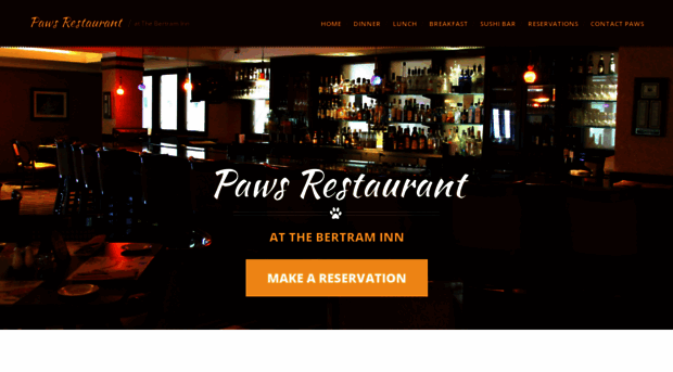 pawsrestaurant.com