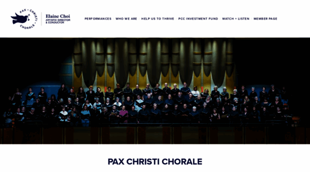 paxchristichorale.org