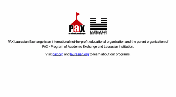 paxlaurasianexchange.org