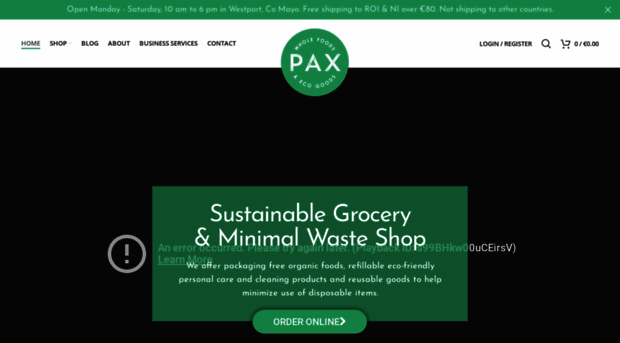 paxwholefoodsecogoods.com