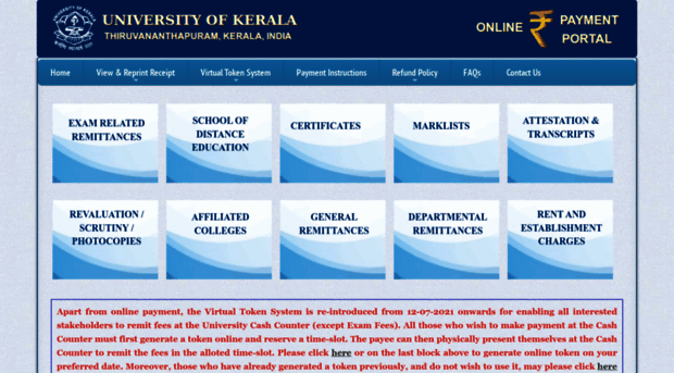 pay.keralauniversity.ac.in