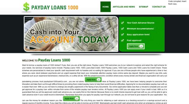 paydayloan1000cash2u.com