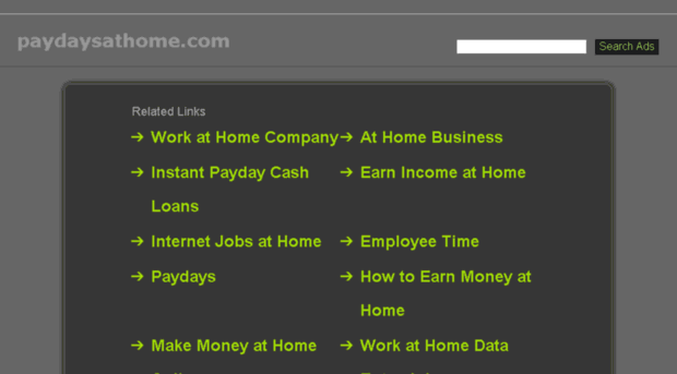 paydaysathome.com