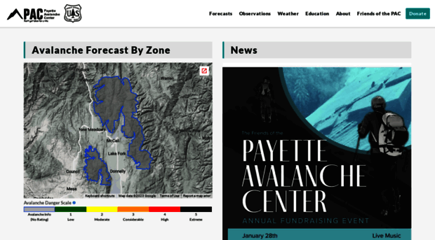 payetteavalanche.org