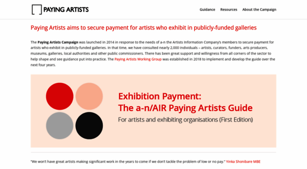 payingartists.org.uk