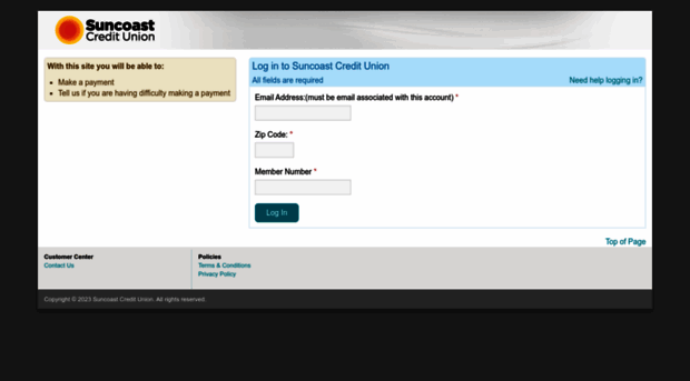 payment-arrangement.suncoastcreditunion.com