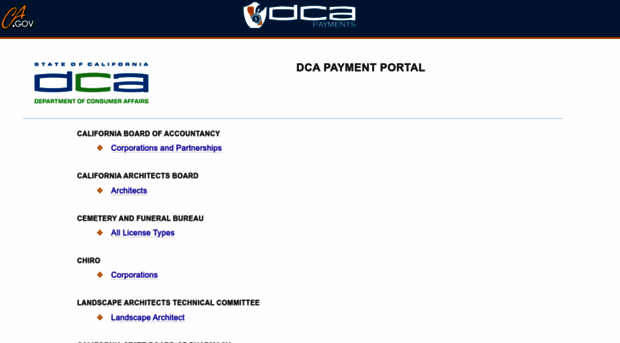 payments.dca.ca.gov