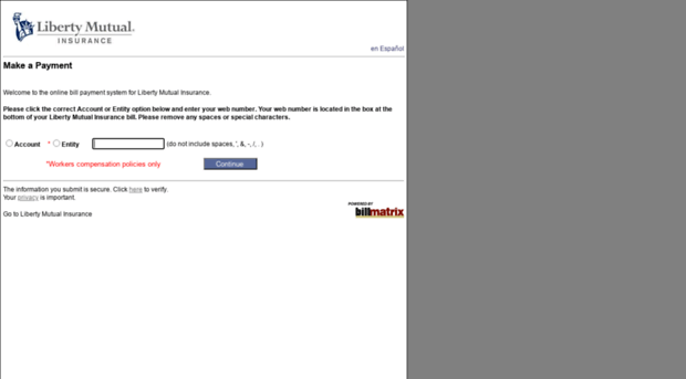 paymentslibertynorthwest.billmatrix.com