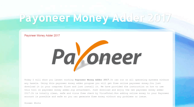 payoneermoneyadder2017.blogspot.com