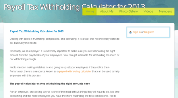 payrolltaxwithholdingcalculatorfor2013.webs.com