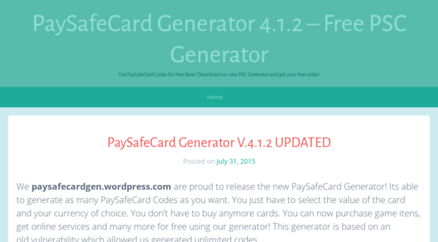paysafecardgen.wordpress.com