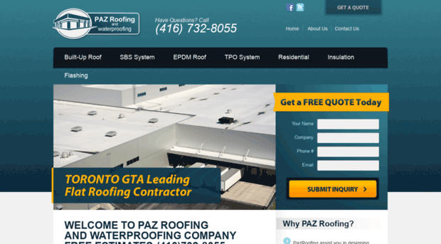 pazroof.com