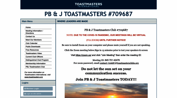 pbj.toastmastersclubs.org