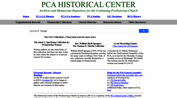 pcahistory.org