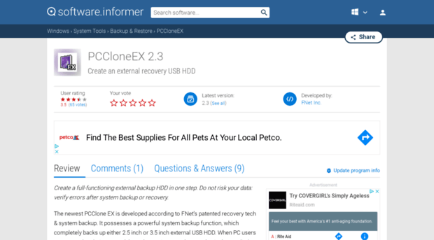 pccloneex.software.informer.com