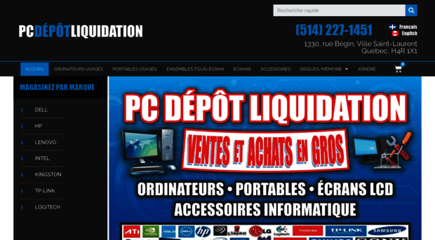 pcdepotliquidation.com