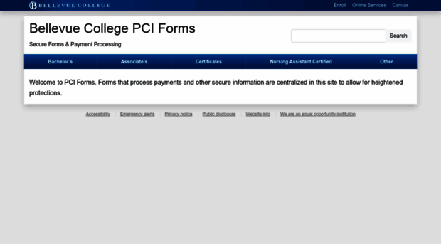 pci-forms.bellevuecollege.edu