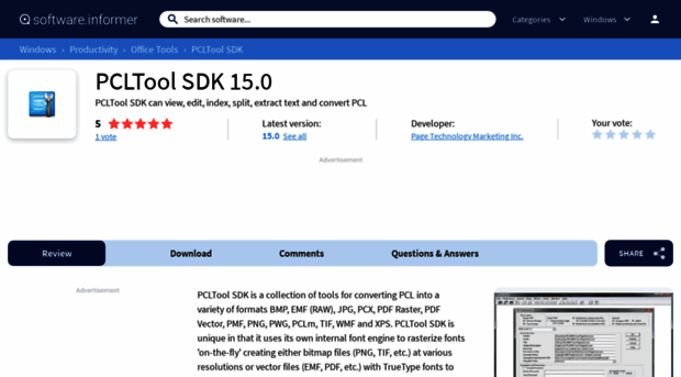 pcltool-sdk.software.informer.com